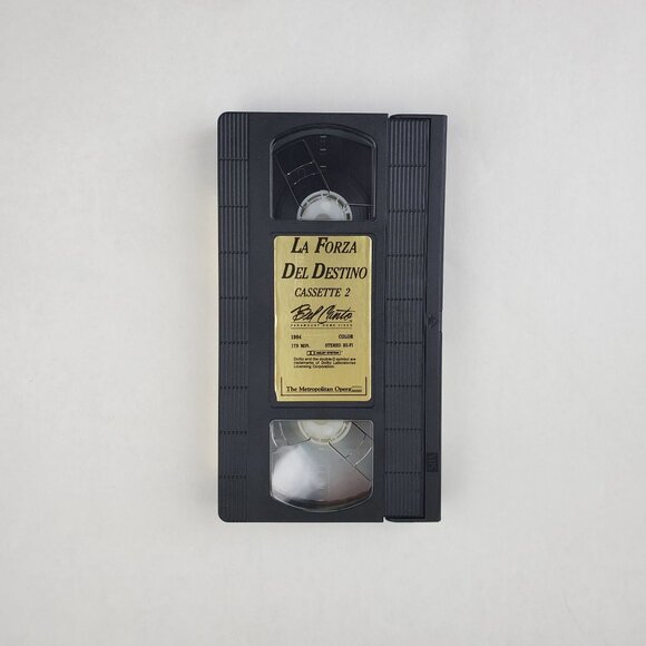 La Forza Del Destino: The Metropololitan Opera VHS 1980 - 2-Tape Set - Picture 7 of 10